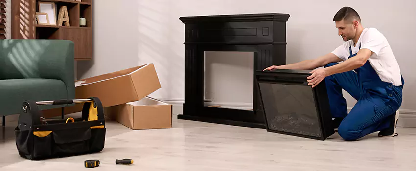 Old Rusted Metal Fireplace Repair And Replacement in Vicksburg, MS